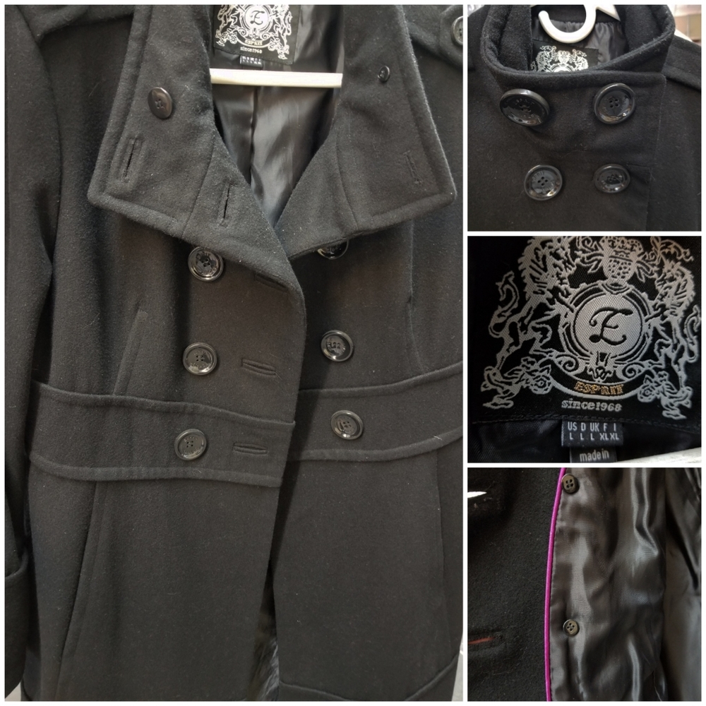 Womens Esprit wool blend coat